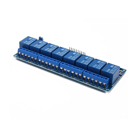 HW-281A DC 5V Panneau de module de commande, plan d'extension de relais à 8 canaux avec indicateur de relais PLC, module de relais à 8 canaux