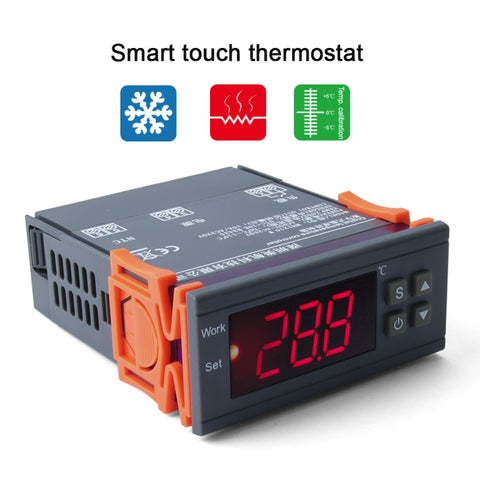 Regolatore di temperatura digitale LCD MH-1210W Termostato termocoppia con sensore Termometro, Intervallo di temperatura: da -50 a 110 gradi Celsius, MH-1210W