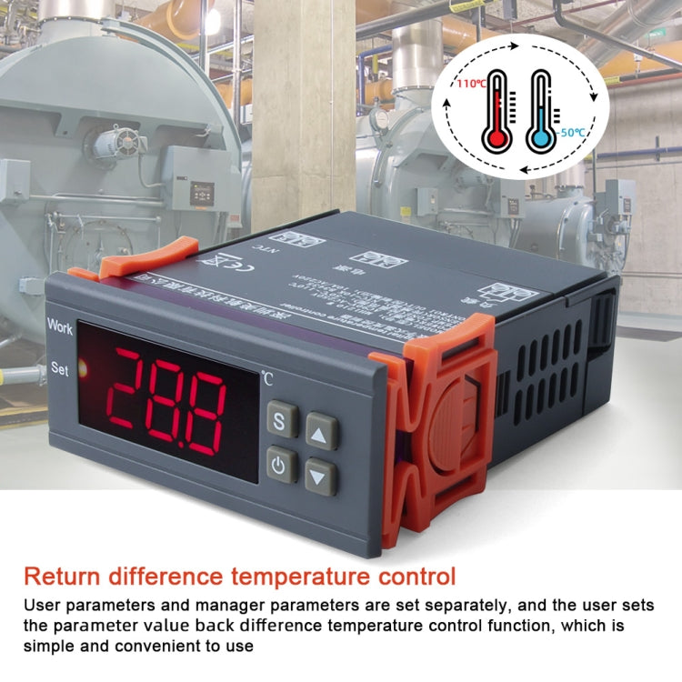 Digital LCD Temperature Controller with Thermocouple Sensor