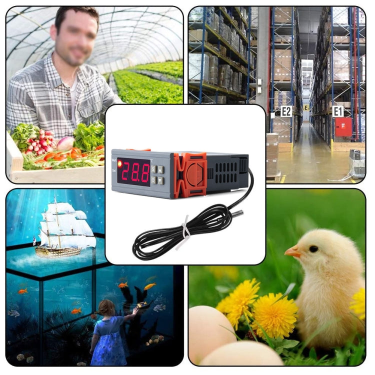 Digital LCD Temperature Controller with Thermocouple Sensor