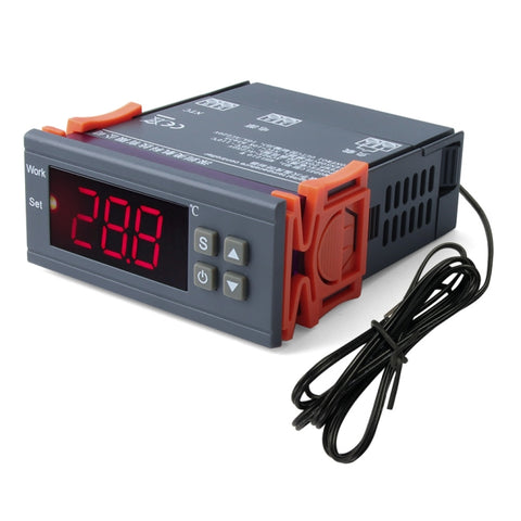 Regolatore di temperatura digitale LCD MH-1210W Termostato termocoppia con sensore Termometro, Intervallo di temperatura: da -50 a 110 gradi Celsius, MH-1210W