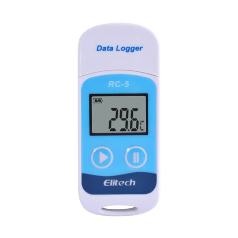 Registratore dati di temperatura USB digitale TTE35065 per stoccaggio in magazzino, refrigerazione, celle frigorifere e laboratorio, TTE35065