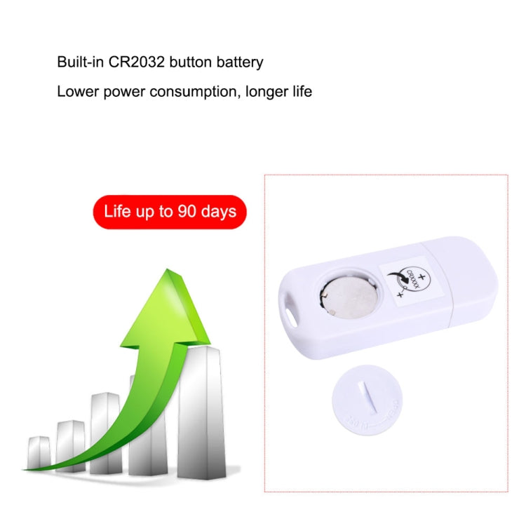 Registratore dati di temperatura USB digitale TTE35065 per stoccaggio in magazzino, refrigerazione, celle frigorifere e laboratorio, TTE35065