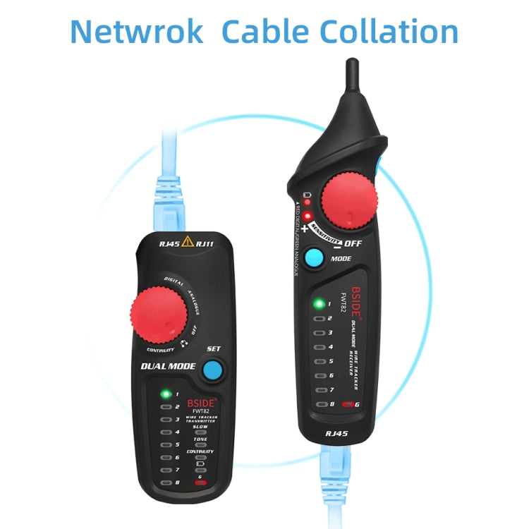 BSIDE FWT82 Dual-Mode Network Cable Tracker with