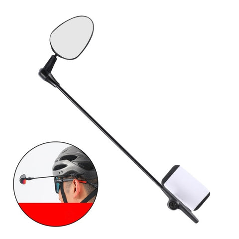 Casco per bici da strada di montagna WEST BIKING Mini specchietto retrovisore convesso riflettente, Convex Rearview Mirror