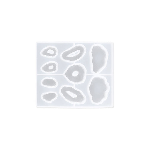 2 pezzi fai da te cristallo gocciolamento gel di silice stampo orecchini ciondolo gioielli stampo a goccia, Crystal Drip