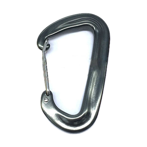 3 pièces AD802U 8 cm Gancio de sécurité à la molla en forme de D pour l'alpinisme en jambe d'aluminium, consegna décontracté à couleur, AD802U