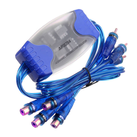 Le filtre audio 4RCA élimine les rumeurs audio pour améliorer le filtre audio de la voiture, 4RCA Audio Filter