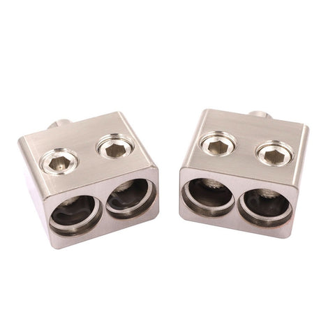 Amplificateur audio pour voiture RT54 Borne d'alimentation à haute puissance répartiteur 1 point 2, RT54
