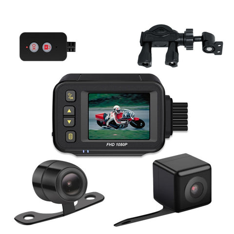 MT30 720P Enregistreur de guide pour moto imperméable Locomotiva Enregistreur à double lente antérieure et postérieure, MT30