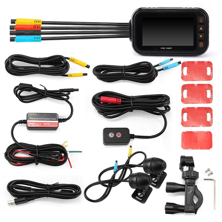 MT35B 1080P Waterproof Motorcycle Recorder with Phone Link