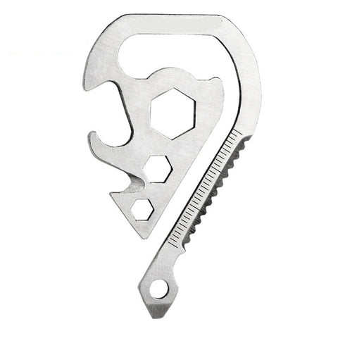 3 pièces extérieur EDC Gadget outil d'urgence multifonction Portachiavi, outil d'urgence EDC