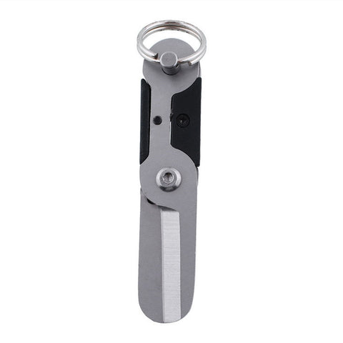 3 mini forbici da esterno en acciaio inossidabile per forbici EDC anti-perdita, EDC Scissors