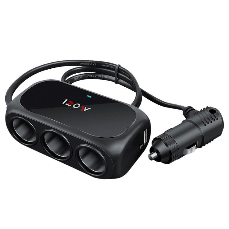 Universal Car Charger with 3 USB Ports for Mobile Devices
