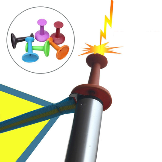 Tettoia per esterno Manicotto in gomma per tenda da campeggio Accessori per tettuccio Tappo protettivo in plastica, consegna colore casuale