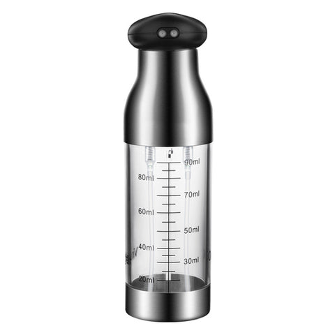 Vaporisateur d'huile et d'huile pour barbecue avec flacon pulvérisateur d'huile à pression en acciaio inossidabile, flacon pulvérisateur d'huile de type poussoir
