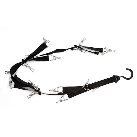 Gancio rotante Tappo per guardaroba Clip per appendere la corda Camera da letto Casa Stoccaggio Vestiti Porta posteriore Rogue, Clothes Door Back Hook