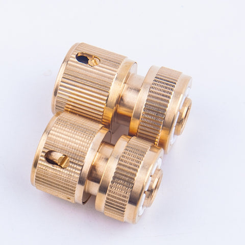 4 pezzi tubo dell'acqua da giardino per lavaggio auto Giunto per acqua a connessione rapida in rame puro, 4pcs Copper