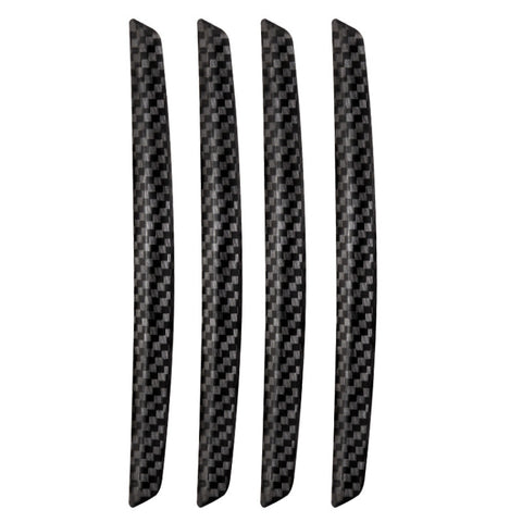 3 ensembles DM-047 Specchietto rétroviseur Striscia Anticollisione porta antigraffio en fibre de carbone, bande Anti-Collision DM-047