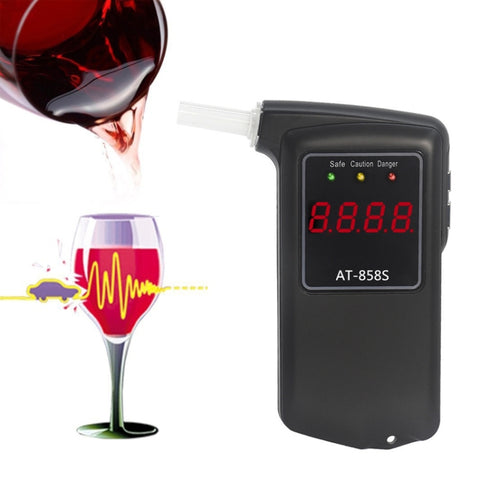 AT-858S Testeur d'alcool à contrôle rapide Testeur d'alcool portable pour la respiration, AT-858S