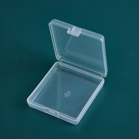 20 pezzi con coperchio scatola di plastica trasparente in PP parti scatola di immagazzinaggio di gioielli, 20 PCS