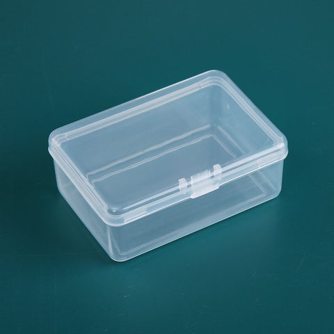Scatola di plastica rettangolare da 20 pezzi Scatola di immagazzinaggio trasparente in PP con coperchio, 20 PCS Rectangular