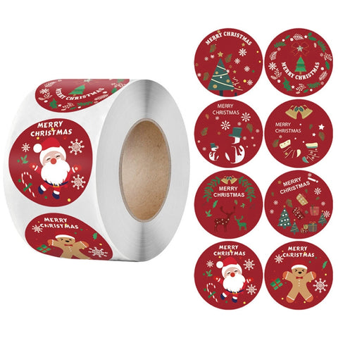 LG-210922-38-006 Etichetta adesiva per adesivi regalo di cartoni animati di Natale, LG-210922-38-006