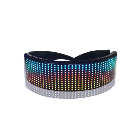 Blinds APP Bluetooth Occhiali luminosi a colori, Luminous Glasses