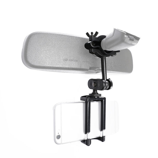 Supporto per ventosa per telefono con specchietto retrovisore per auto da 5 pezzi, Mirror Phone Suction Cup Holder