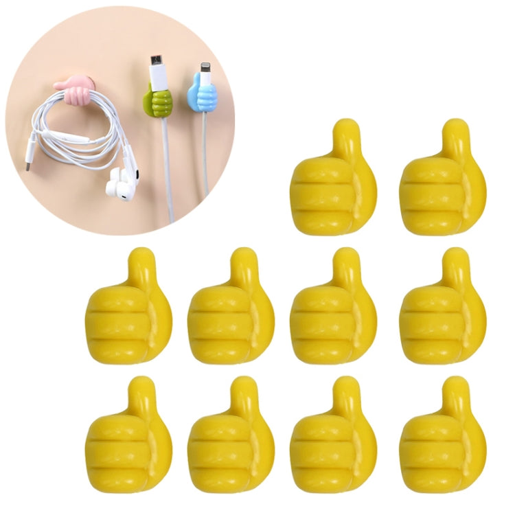 10-Pack Cable Organizer Clips for Household Convenience