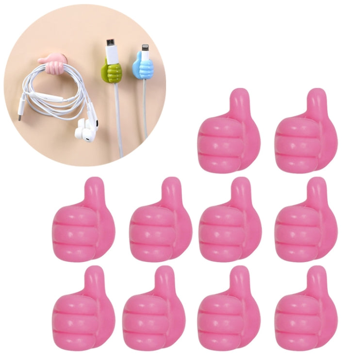 10-Pack Cable Organizer Clips for Household Convenience
