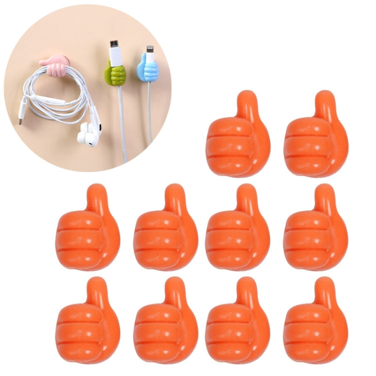 10-Pack Cable Organizer Clips for Household Convenience