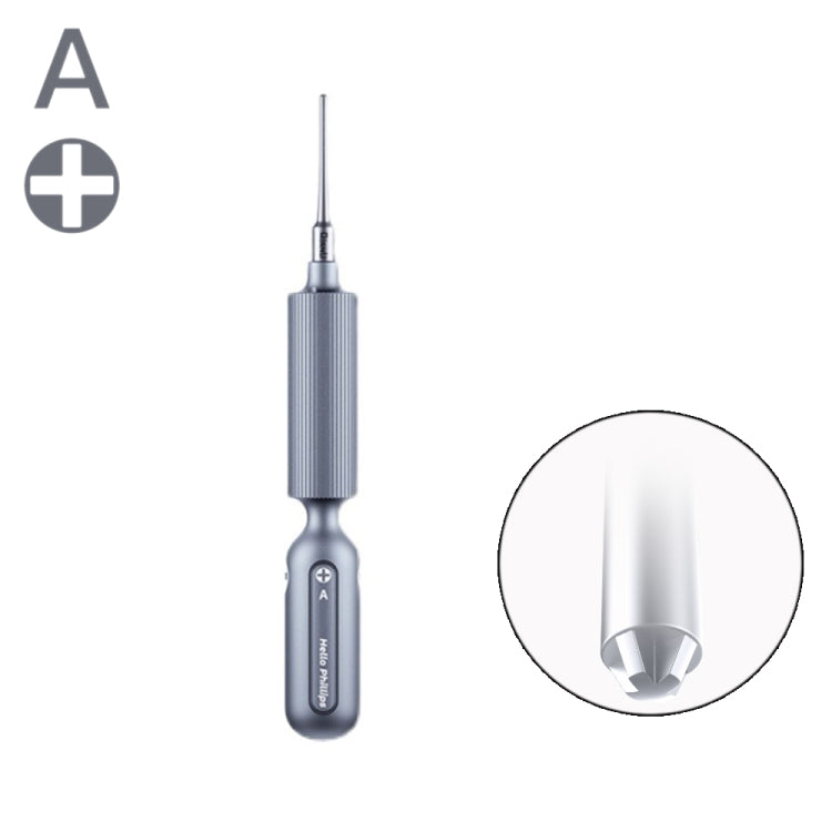 Qianli Super Tactile Grip-Type Precision Silent Dual-Bearing Screwdriver, Type A Phillips, Type B Tri-point, Type C Pentalibe, Type  D Pinhead Philips  ...