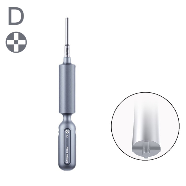Qianli Super Tactile Grip-Type Precision Silent Dual-Bearing Screwdriver, Type A Phillips, Type B Tri-point, Type C Pentalibe, Type  D Pinhead Philips  ...