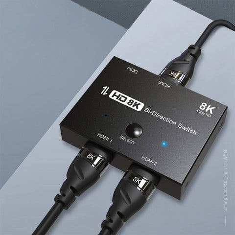 F0301 HDMI 2.1 commutateur bidirectionnel PS5 commutateur dédié à haute définition un-en-deux, F0301