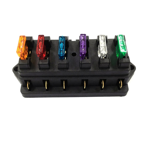F458-Z Portafusibile direct a 6 vie Scatola ascurativa per modifica CC per auto, F458-Z Insurance Box