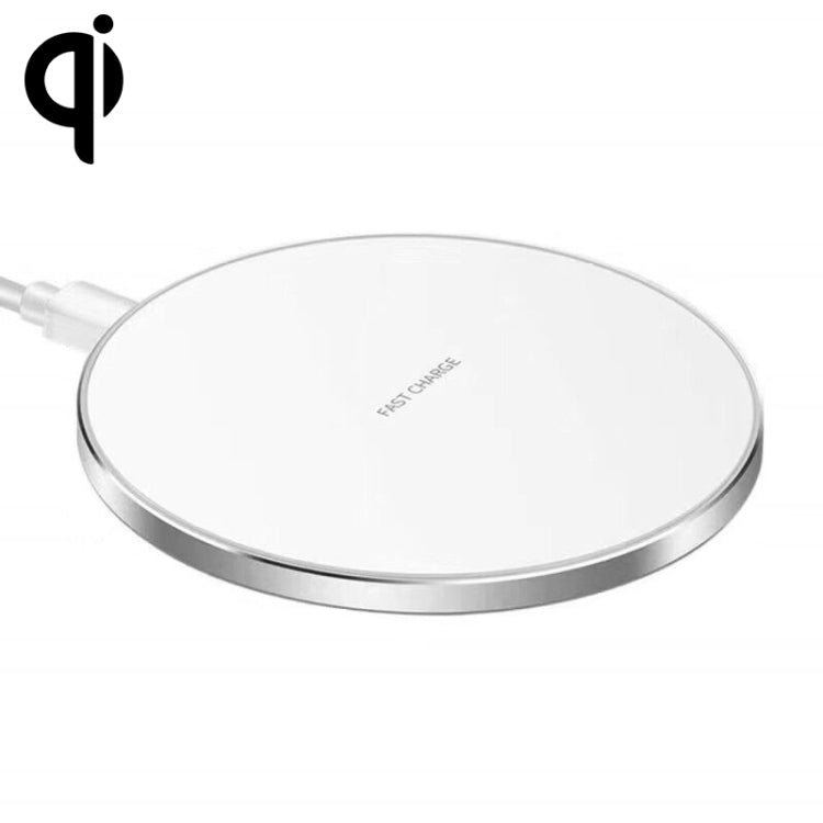 15W Fast Wireless Charger - Sleek Metal Design & Multiple