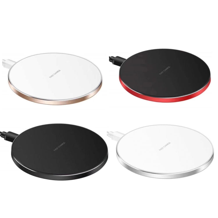 15W Fast Wireless Charger - Sleek Metal Design & Multiple