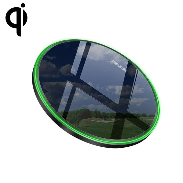 15W Fast Wireless Charger - Sleek Metal Design & Multiple