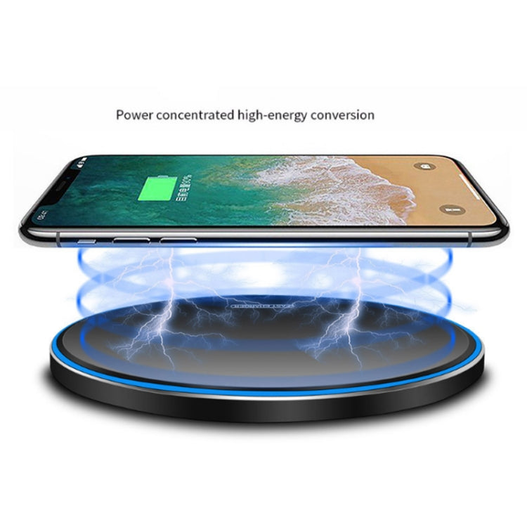 15W Fast Wireless Charger - Sleek Metal Design & Multiple