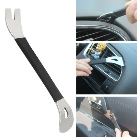 2 pièces pour voiture en acciaio inossidabile avec panneau pour port de navigation audio pied de porche, 2 pièces en acier inoxydable