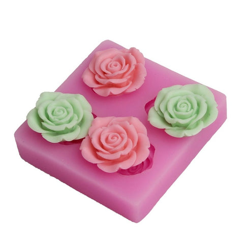 Fiore stampo in silicone sapone fatto a mano decorazione torta fondente, Fondant Cake Decoration