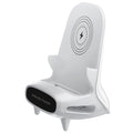 15W Vertical Loudspeaker Wireless Charging Stand for Devices