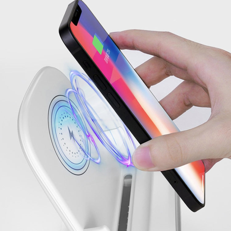15W Vertical Loudspeaker Wireless Charging Stand for Devices