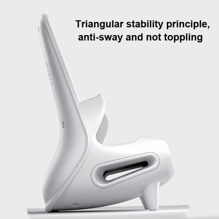 15W Vertical Loudspeaker Wireless Charging Stand for Devices