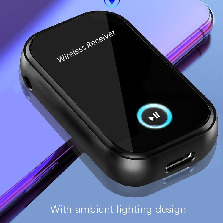 Bluetooth 5.0 Car Audio Receiver with 3.5mm Converter