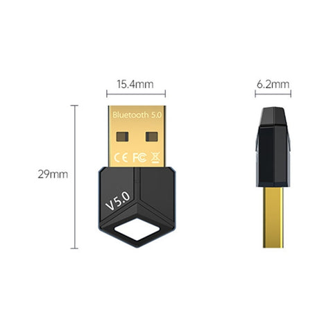 adattatore-bluetooth-usb-5-0-per-pc-trasmettitore-e-ricevitore - immagine 2