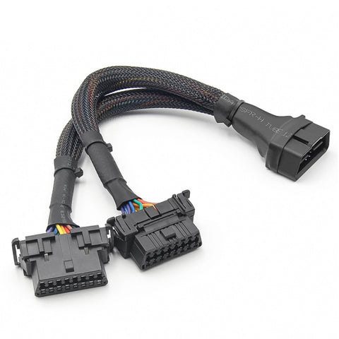 2 en 1 16PIN Cavité de propagation pour gomito OBD pour auto Cavo convertito, 2 en 1 16PIN