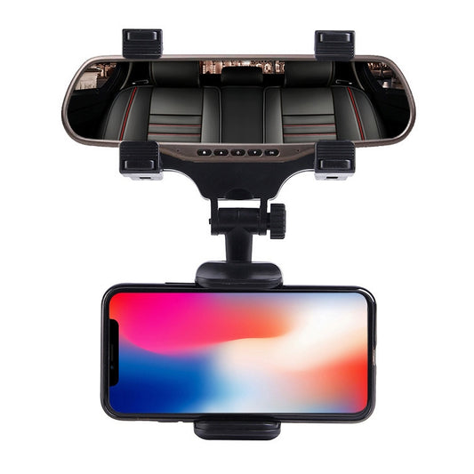 Staffa per telefono cellulare per navigazione universale per specchietto retrovisore per auto da 2 pezzi, R001