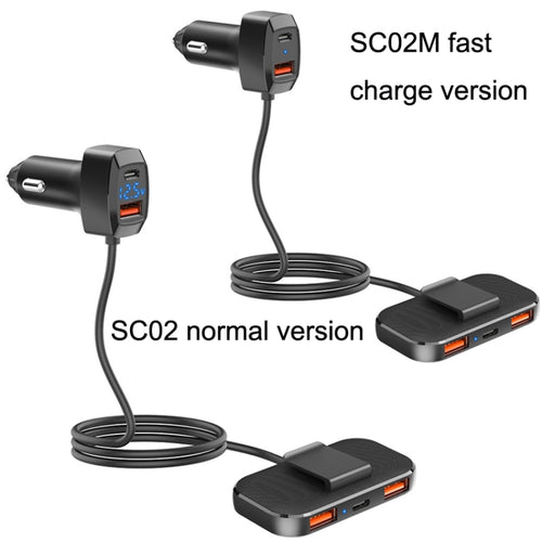 5-in-1 Fast Recharge Car Charger for Mobile Phones